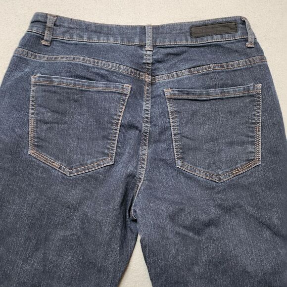 Liverpool Jeans Company Women's Sadie Straight Leg Jeans - Dark Blue Sz 10/30 - Picture 6 of 15